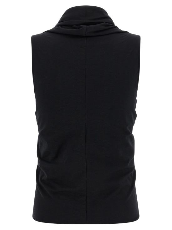 26SS 릭 오웬스 이브닝 티셔츠 RP01F6223JNDB09 Black - RICK OWENS