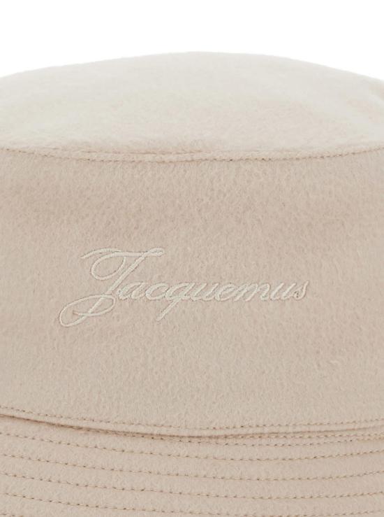  자크뮈스 모자 Jacquemus Le Bob Cachemiro 버킷 햇 베이지 - JACQUEMUS