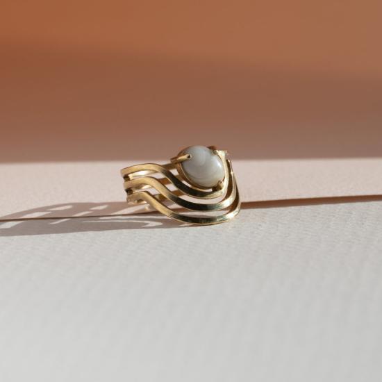  린지 루이스 주얼리 반지 스웨이 링 (황동) - LINDSAY LEWIS JEWELRY