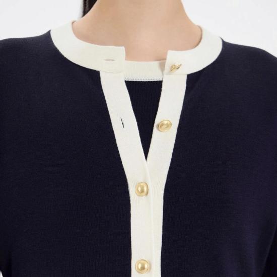  이네스 드 라 프레상쥬 가디건 코랑탱 카디건 네이비 - INES DE LA FRESSANGE