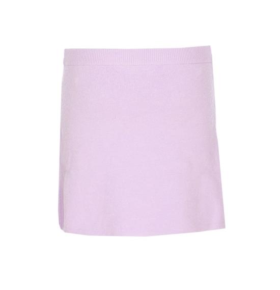  셀프 포트레이트 미디 스커트 크리스탈 니트  퍼플 - SELF PORTRAIT