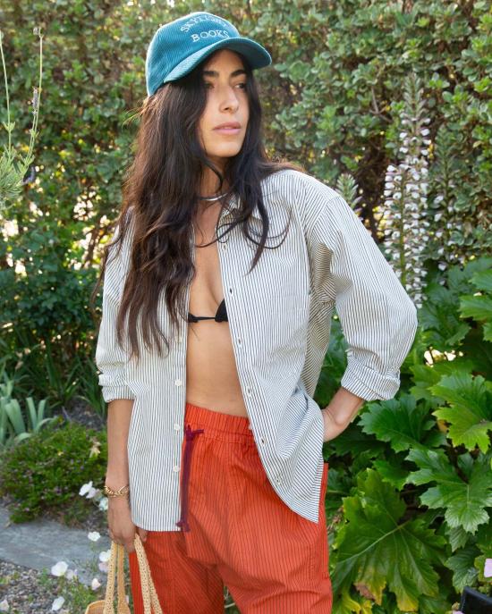  LWN 셔츠 Lwn 애쉬 셔츠 내추럴 펜슬 스트라이프 - LWN