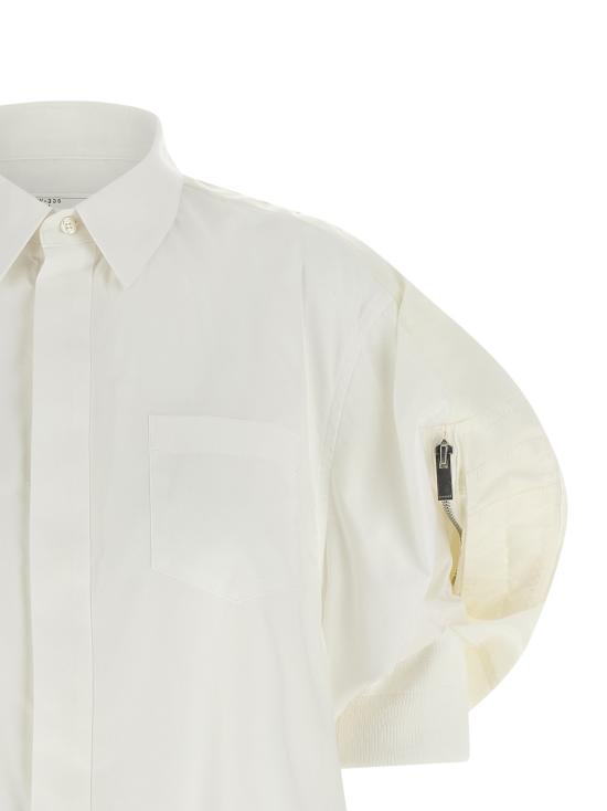 26SS 사카이 블라우스 SCW336151 White - SACAI