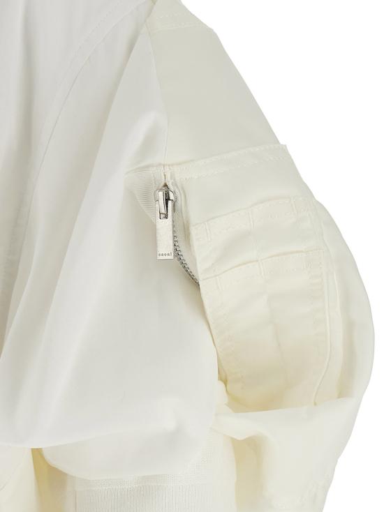26SS 사카이 블라우스 SCW336151 White - SACAI