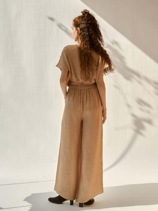  IKKIVI 스트레이트 팬츠 이키비 카키 카울 세트 브라운 - OTHER BRANDS