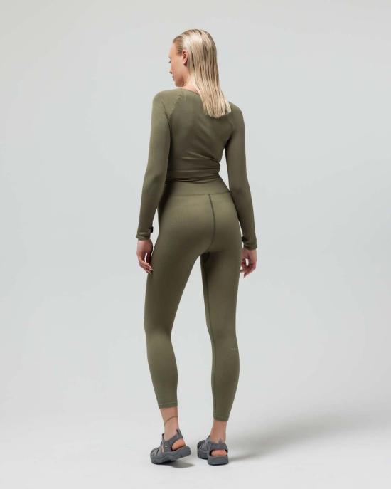  Reformer 긴팔 티셔츠 리포머 브이넥 긴팔 크롭탑 - REFORMER