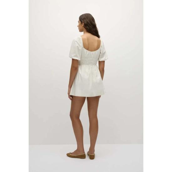  페이스풀더브랜드 숏 원피스 페이스풀 더 브랜드 소피아 미니 드레스 화이트 - FAITHFULL THE BRAND