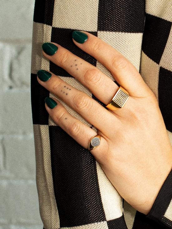  레이첼 길버트 반지 길버트 최면  14k 금도금