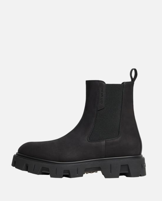  몽클레어 부츠 몽클레르 피크 시티 첼시 앵클  블랙