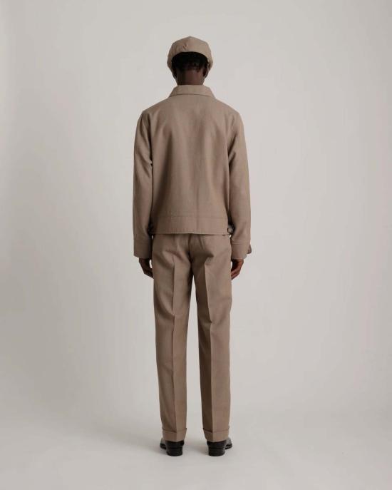  타이가 타카하시 자켓 Lot.306 코사크 재킷 멜란지 베이지 - TAIGA TAKAHASHI