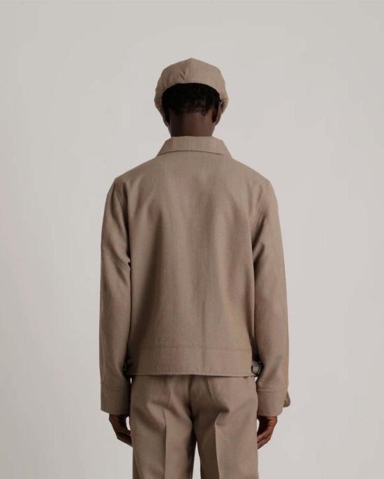  타이가 타카하시 자켓 Lot.306 코사크 재킷 멜란지 베이지 - TAIGA TAKAHASHI