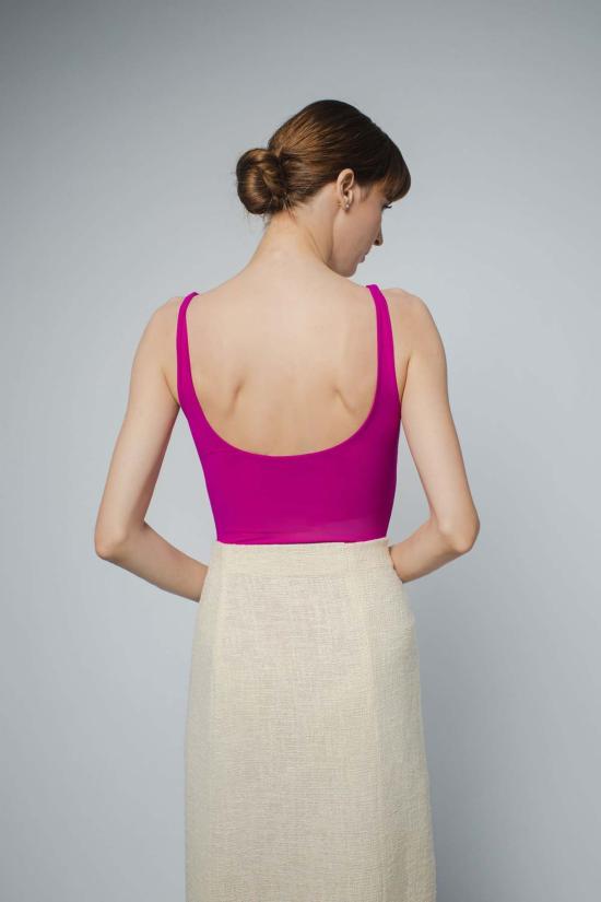  Santicler 바디수트 티셔츠 산티클러 롤라 탱크 바디수트 푸시아 - OTHER BRANDS