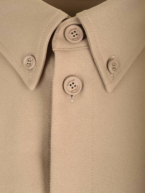  오프화이트 자켓 카멜 오버셔츠 - OFF WHITE