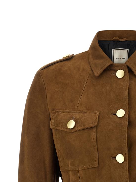 26SS 딸리아토레 가죽 자켓 CLEAPECHE2601COGNAC Brown - TAGLIATORE