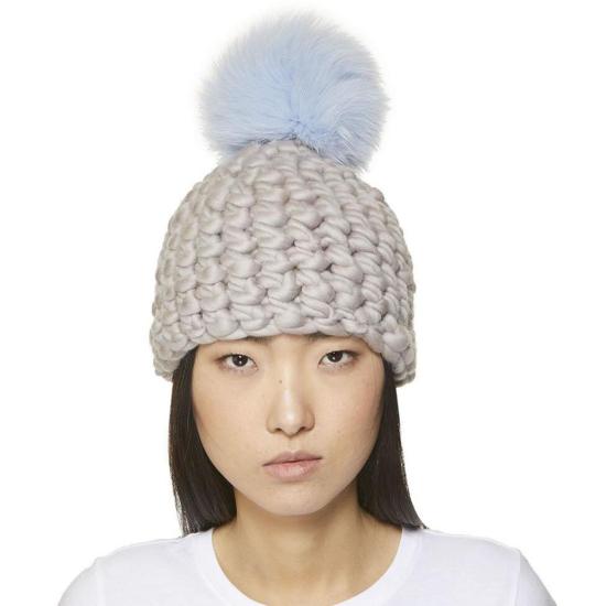  미샤램퍼트 모자 미샤 램퍼트 백랍 비니 폼스터 + 베이비 블루 Xl 폼 - MISCHA LAMPERT