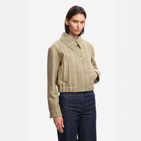  마고 론베르그 봄버 자켓 마고 론버그 안야 재킷 체크