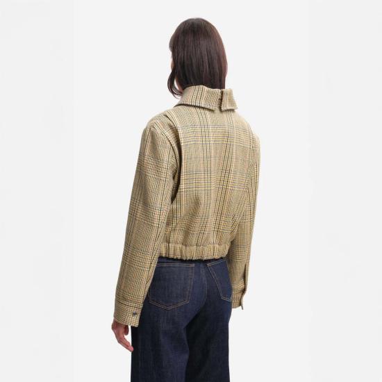  마고 론베르그 봄버 자켓 마고 론버그 안야 재킷 체크 - MARGAUX LONNBERG