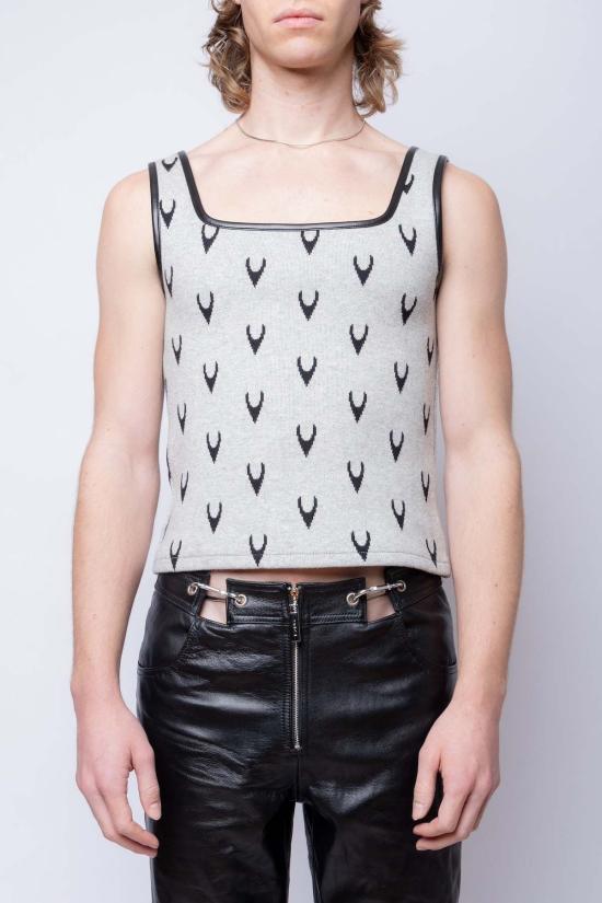  팡 뉴욕 민소매 티셔츠 팡 로고 탱크 - FANG NYC