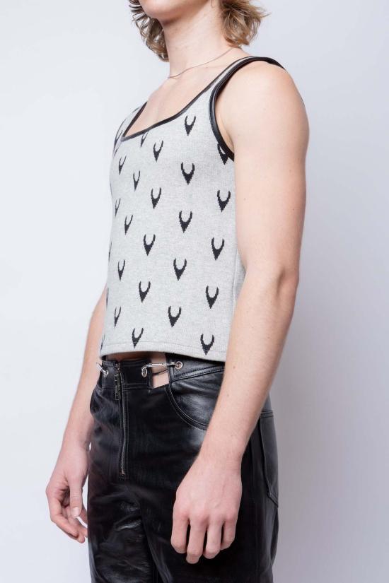  팡 뉴욕 민소매 티셔츠 팡 로고 탱크 - FANG NYC