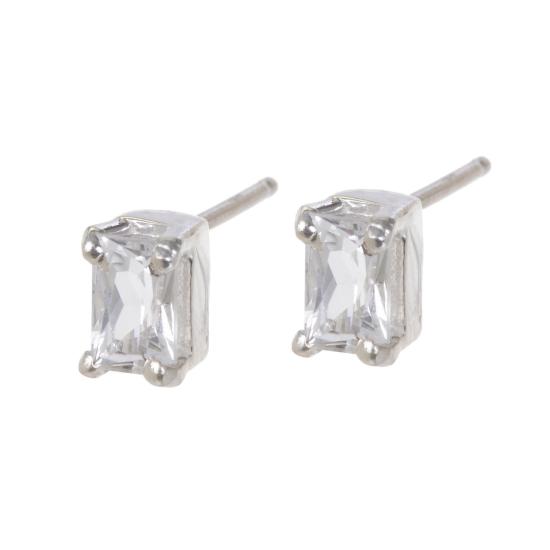  타린 토마스 이어링 케네디 화이트 토파즈 스터드