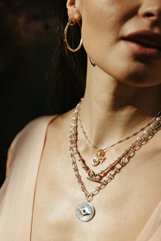  시에라 윈터 주얼리 목걸이/팬던트 이브 목걸이 실버 - SIERRA WINTER JEWELRY