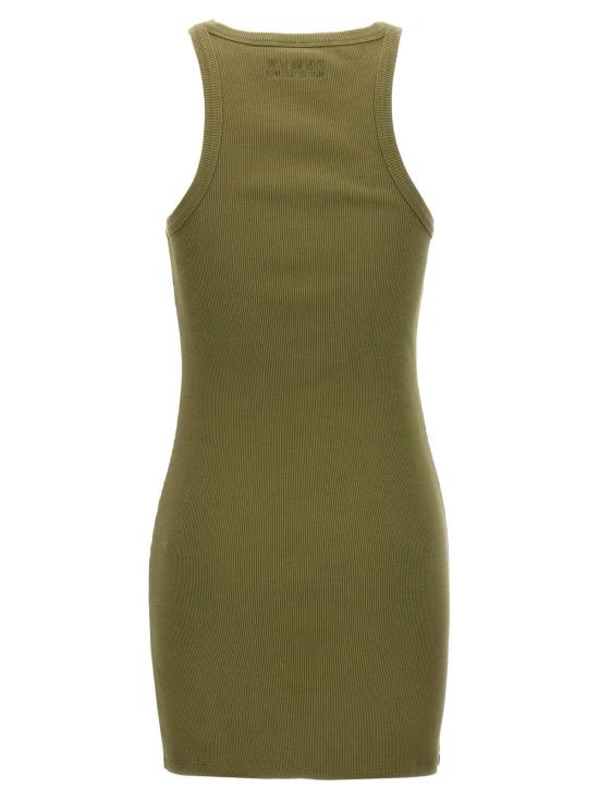  베트멍 숏 원피스 레이싱 탱크탑 드레스 그린 - VETEMENTS