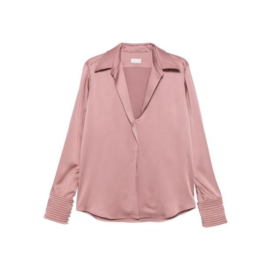  드리스 반 노튼 긴팔 티셔츠 드리스 반 노텐 셔츠 핑크