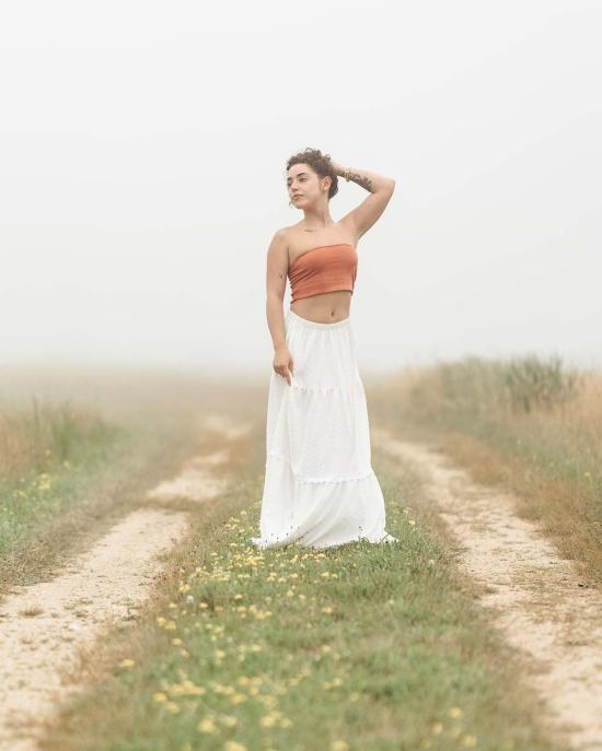  Conrado 롱 스커트 콘라도 스텔라 맥시 티어드 스커트 - OTHER BRANDS