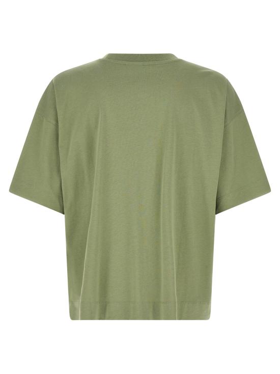 26SS 드리스 반 노튼 반팔 티셔츠 2610211113603653 Green - DRIES VAN NOTEN