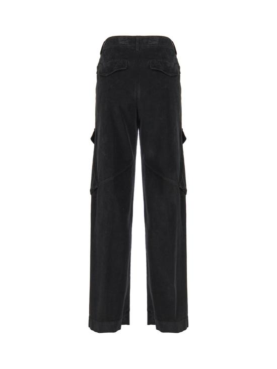  돈답 스트레이트 팬츠 돈둡 카밀라 루즈핏 팬츠 블랙 - DONDUP