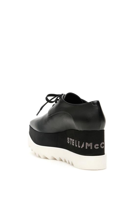  스텔라 맥카트니 샌들 스텔라 매카트니 엘리스 웨지 블랙 - STELLA MCCARTNEY