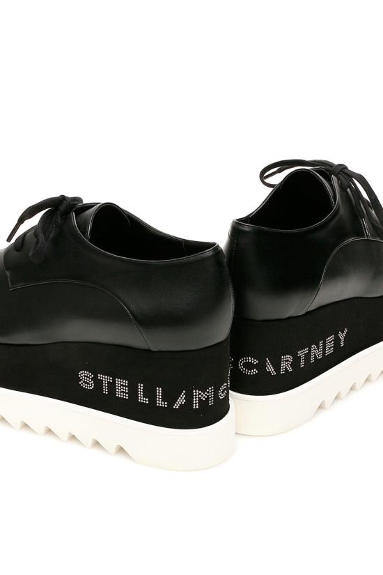  스텔라 맥카트니 샌들 스텔라 매카트니 엘리스 웨지 블랙 - STELLA MCCARTNEY