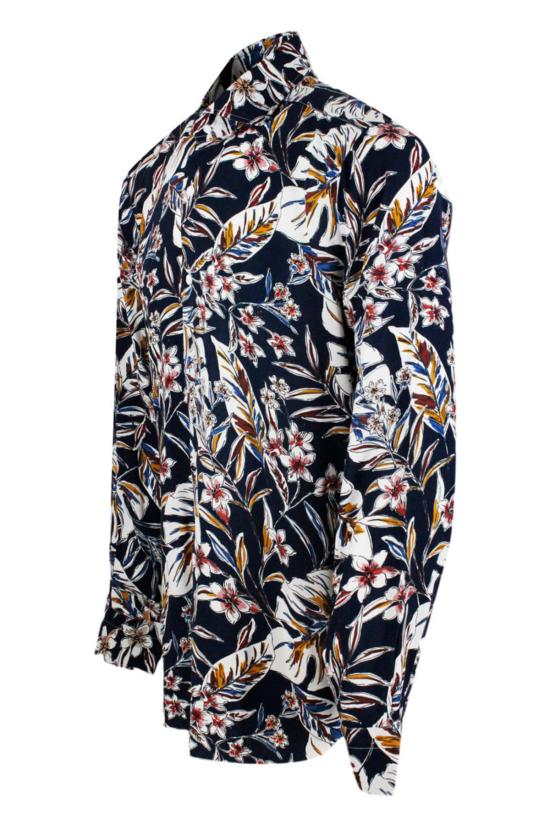  발바 긴팔 셔츠 바르바 나폴리  블루 - BARBA