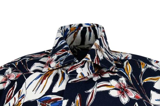  발바 긴팔 셔츠 바르바 나폴리  블루 - BARBA