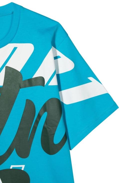  [키즈] 디스퀘어드2 트레이닝 상의 키즈 Dsquared2 올오버 라이팅 티셔츠 아주르 - DSQUARED2