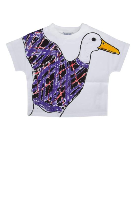  버버리 반팔 티셔츠 Ig5 Mn 릴리아 구스 화이트