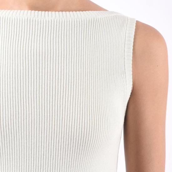  Lars Andersson 민소매 티셔츠 라르스 앤더슨 보트넥 크롭 슬리브리스 2x1 탑 루스 - OTHER BRANDS