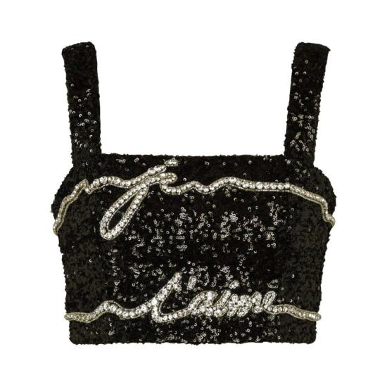  발망 민소매 티셔츠 탑 탱크탑 블랙