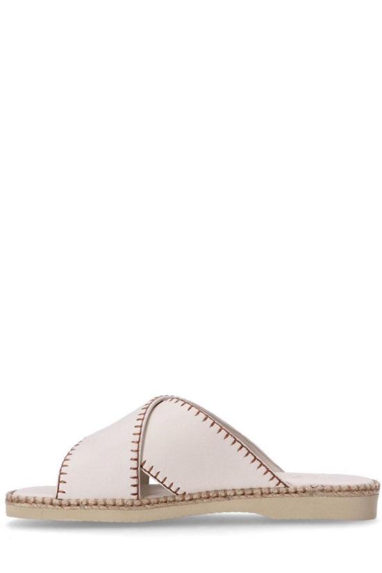  호간 뮬/슬리퍼 호건 H660 스퀘어 토 슬라이드 아보리오 - HOGAN