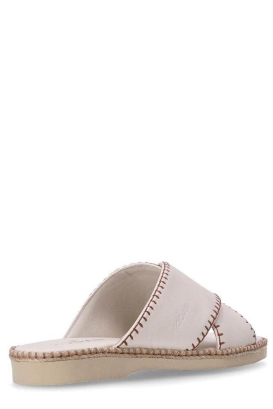  호간 뮬/슬리퍼 호건 H660 스퀘어 토 슬라이드 아보리오 - HOGAN