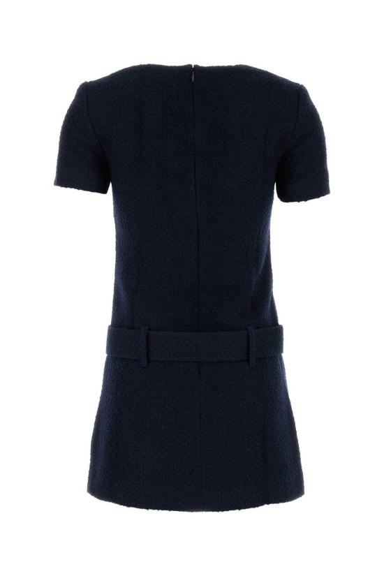  셀프 포트레이트 숏 원피스 네이비 블루 부클 미니 드레스 네이비 블루 - SELF PORTRAIT