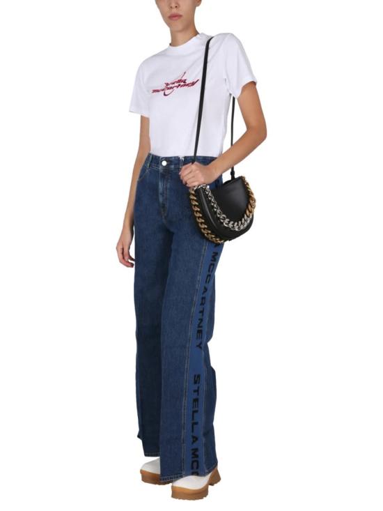  스텔라 맥카트니 반팔 티셔츠 스텔라 매카트니 로고 프린트 티셔츠 (화이트) - STELLA MCCARTNEY