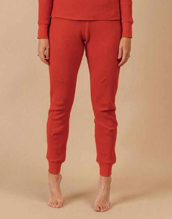  Noble 스트레이트 팬츠 노블 어덜트 오가닉 와플 바텀 파프리카