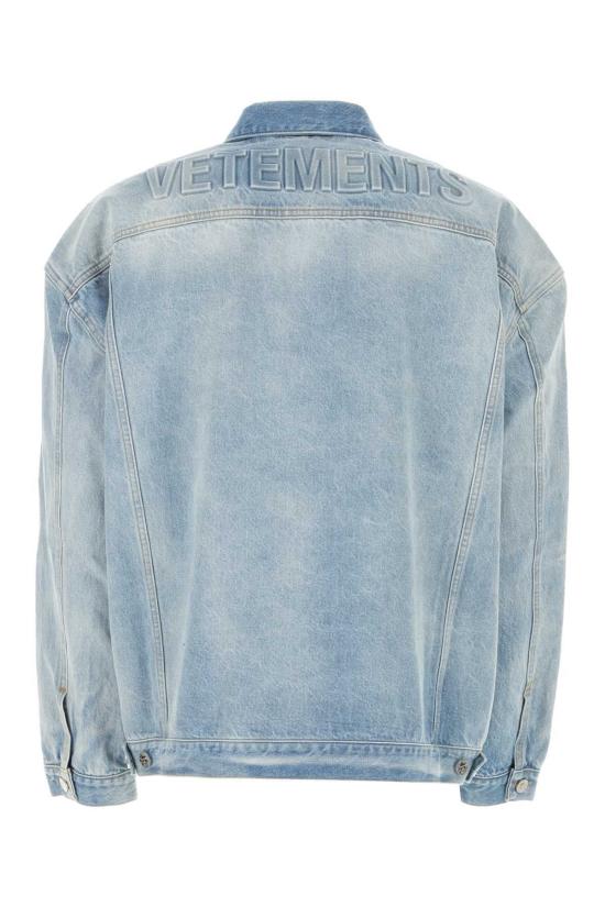  베트멍 데님 자켓 데님 재킷 블루 - VETEMENTS