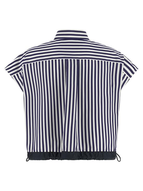 26SS 사카이 블라우스 SCW340222 Blue - SACAI