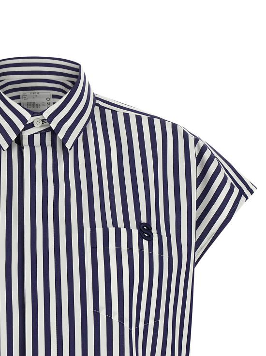 26SS 사카이 블라우스 SCW340222 Blue - SACAI