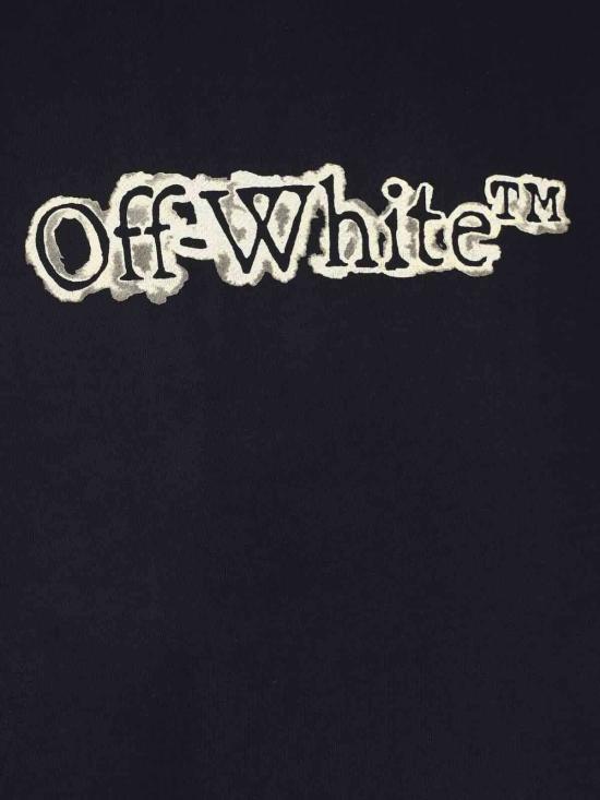  오프화이트 긴팔 티셔츠 클라우디 애로우 스케이트 후드티 블랙 - OFF WHITE