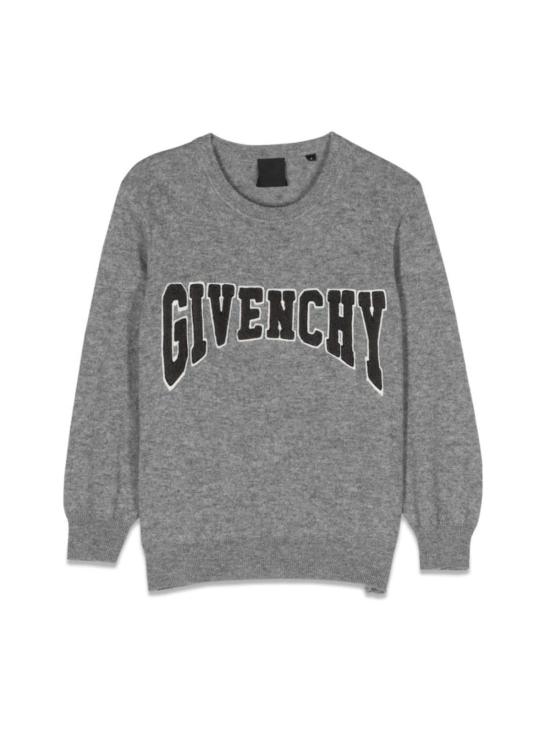  [키즈] 지방시 풀오버 로고 크루넥  (아이들용, 회색)