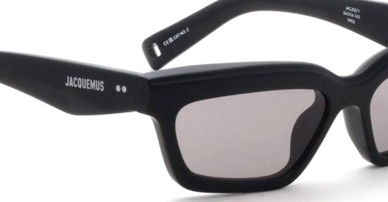  자크뮈스 안경 살롱 선글라스 무광 블랙/그레이 렌즈 - JACQUEMUS