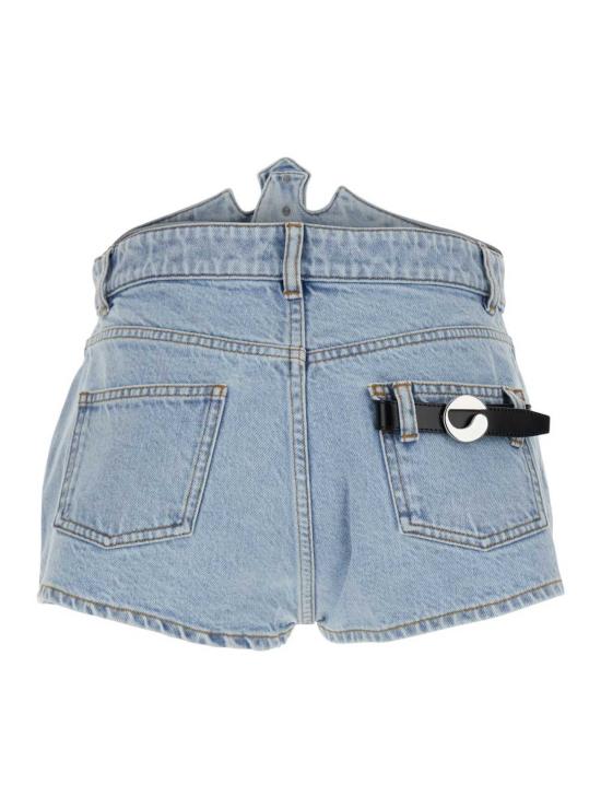  코페르니 숏팬츠 크라운 모양 디자인 반바지 (블루) - COPERNI